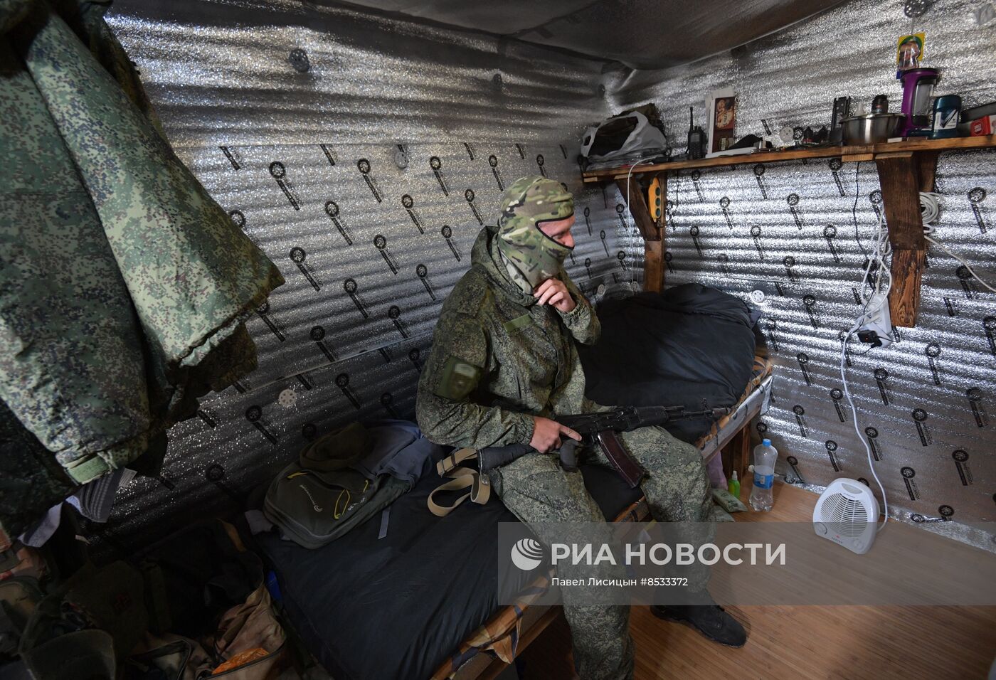 Подготовка мотострелковых подразделений к зимнему периоду в Запорожской области