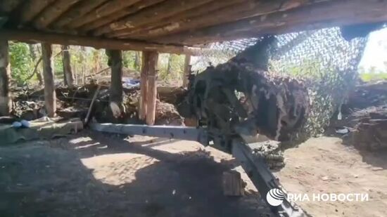 Корреспондент РИА Новости стал свидетелем уничтожения крупного склада ВСУ под Купянском