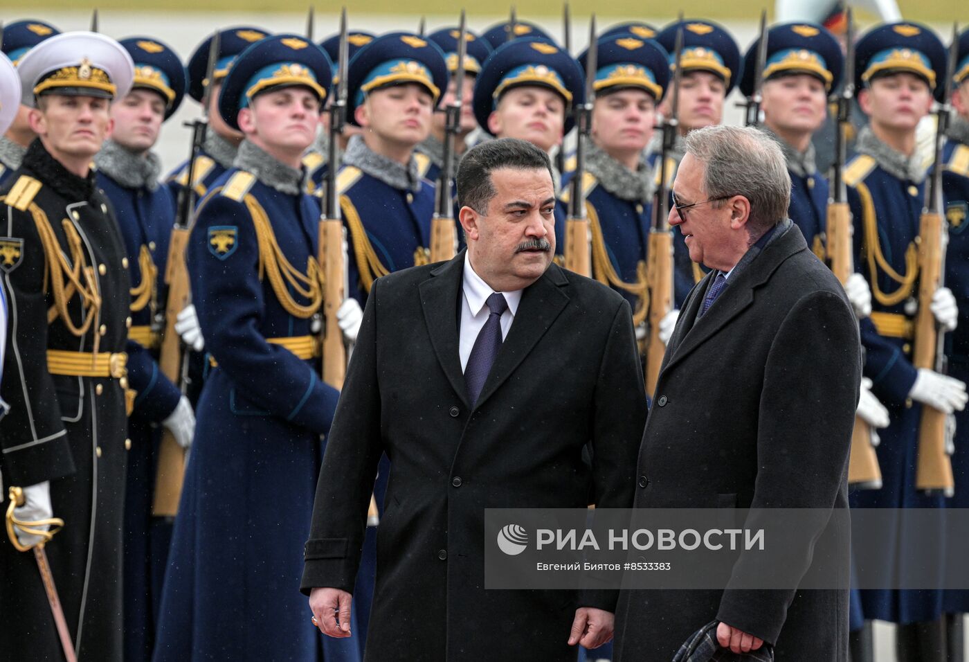 Прилет премьер-министра Ирака Мухаммеда ас-Судани в Москву