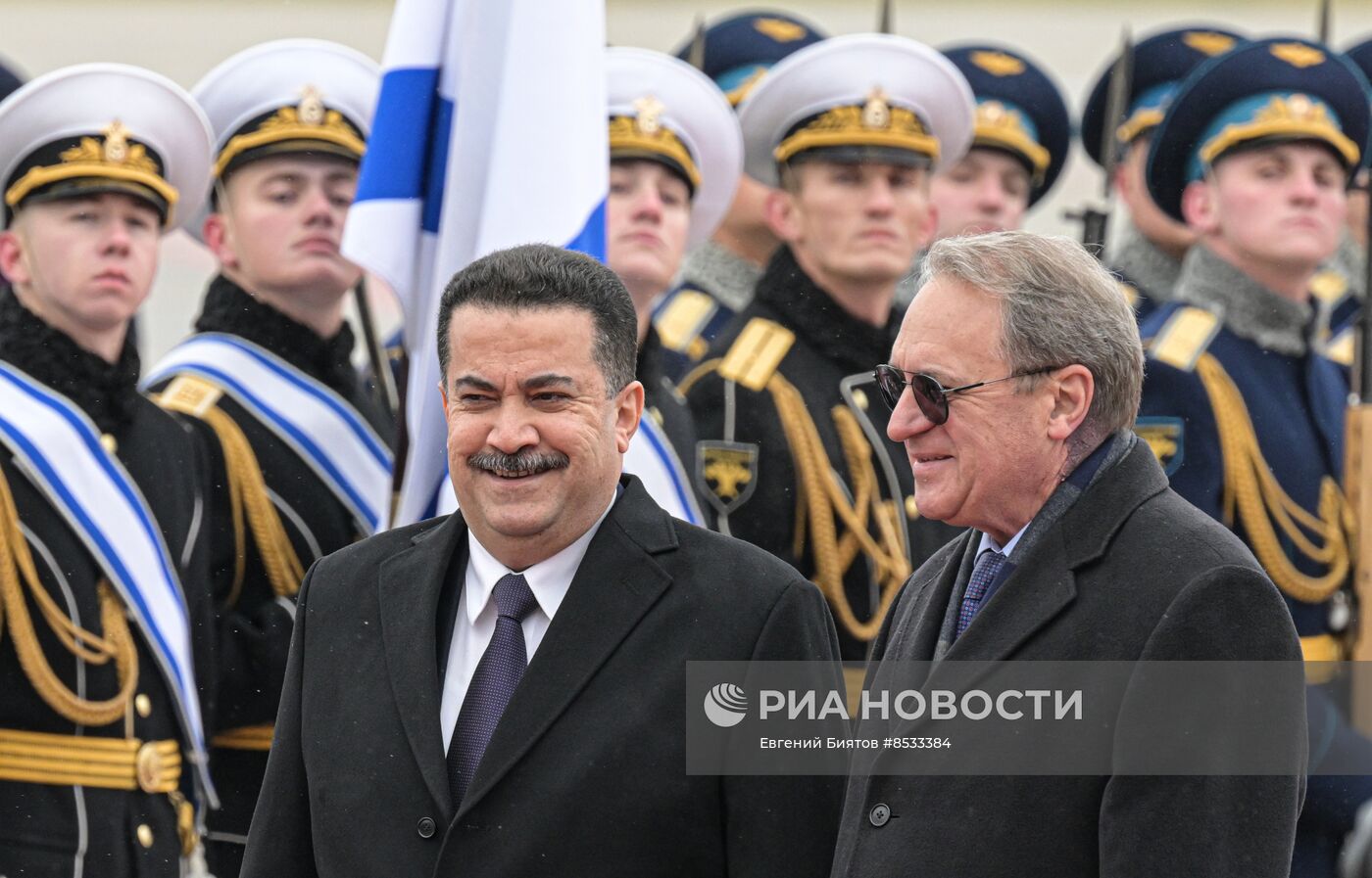 Прилет премьер-министра Ирака Мухаммеда ас-Судани в Москву