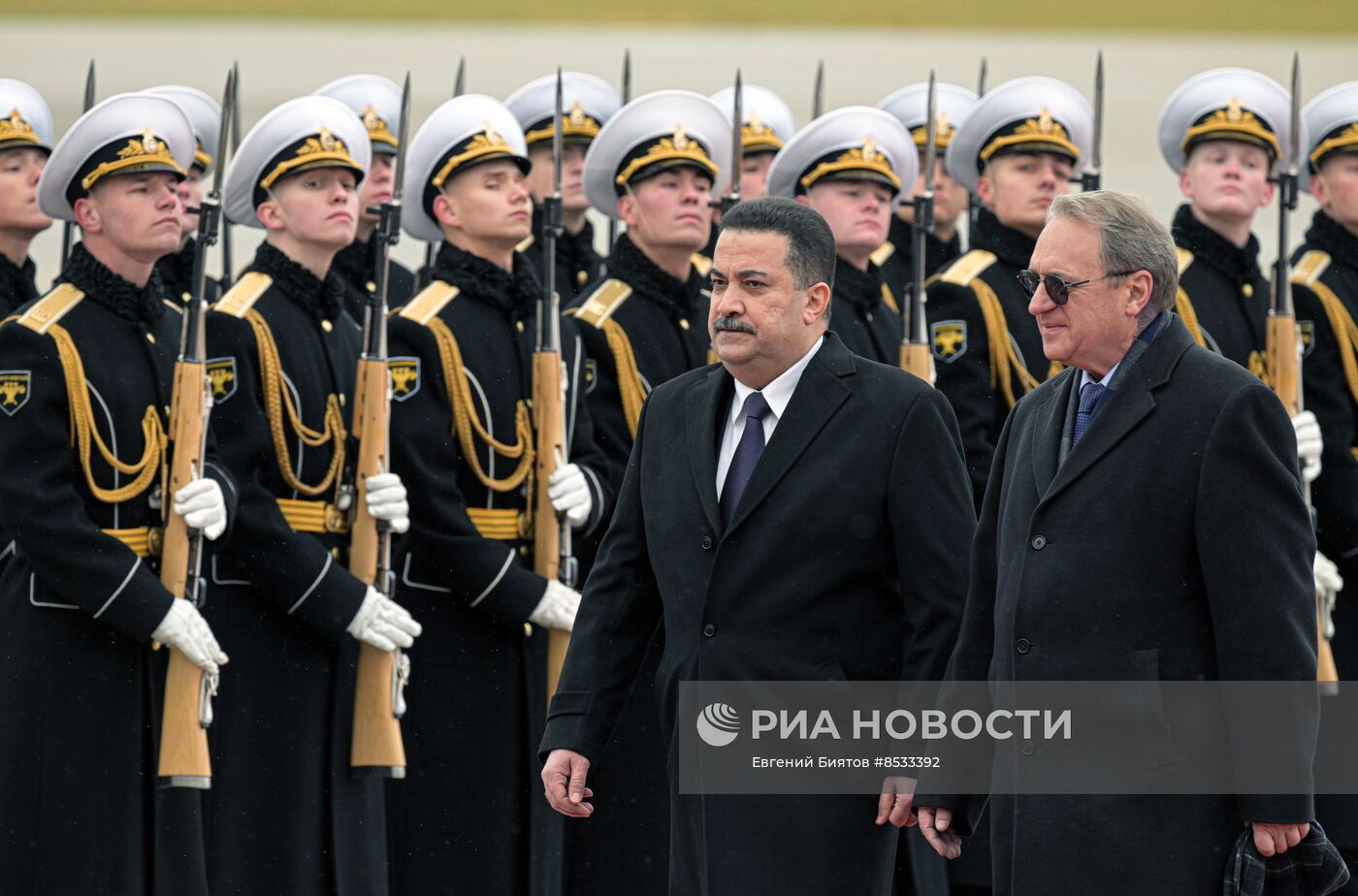 Прилет премьер-министра Ирака Мухаммеда ас-Судани в Москву