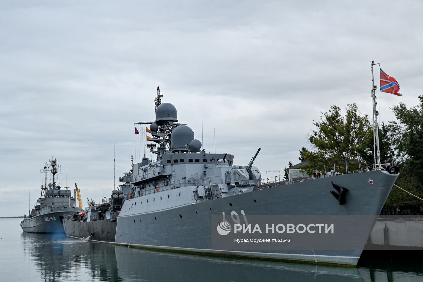 Российский корабль-ракетоносец "Татарстан" прибыл в Баку