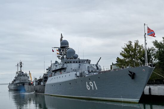 Российский корабль-ракетоносец "Татарстан" прибыл в Баку