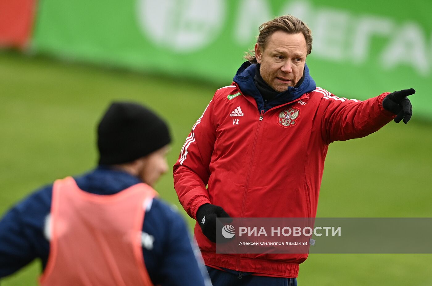 Футбол. Тренировка сборной России