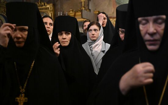 Патриаршее служение в Свято-Троицкой Сергиевой Лавре