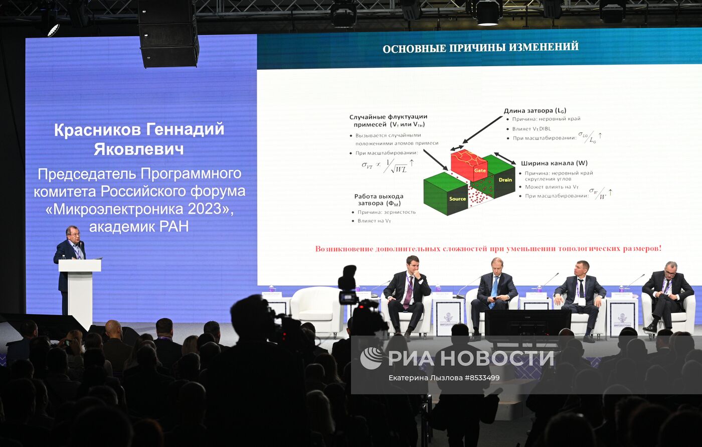 Российский форум "Микроэлектроника 2023" в Сочи