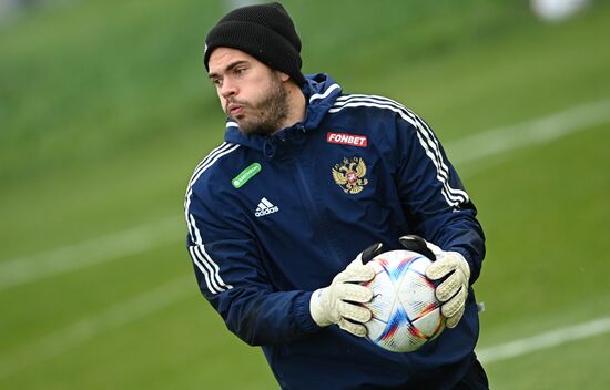 Футбол. Тренировка сборной России