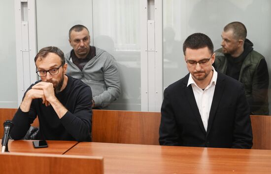 Оглашение приговора бывшему прокурору 231-й военной прокуратуры Московского гарнизона А. Вашурину и его подельникам 