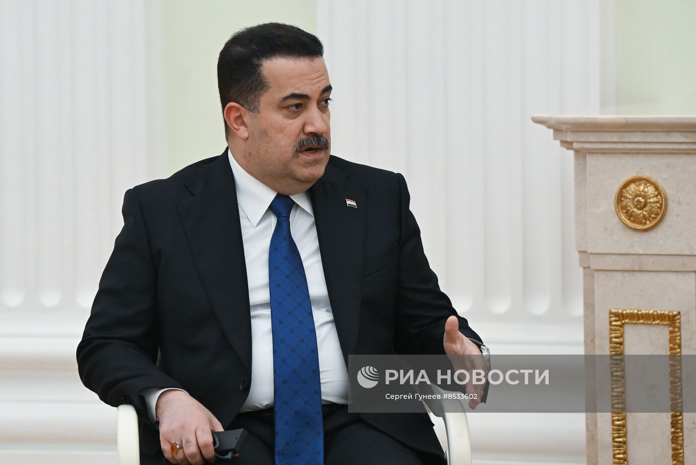 Встреча президента РФ В. Путина с премьер-министром Ирака М. ас-Судани