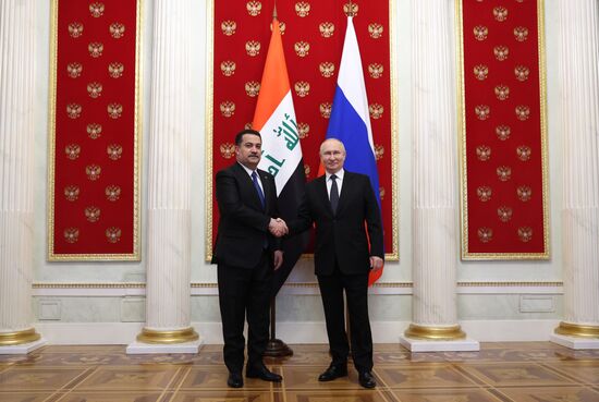 Встреча президента РФ В. Путина с премьер-министром Ирака М. ас-Судани 