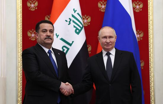 Встреча президента РФ В. Путина с премьер-министром Ирака М. ас-Судани 