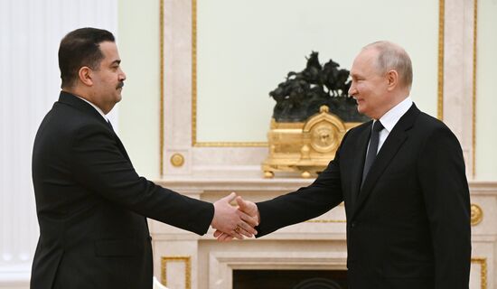 Встреча президента РФ В. Путина с премьер-министром Ирака М. ас-Судани 