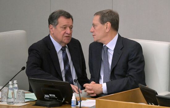 Пленарное заседание Госдумы РФ