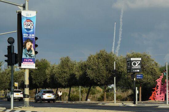 Обстановка в израильском городе Ашкелон