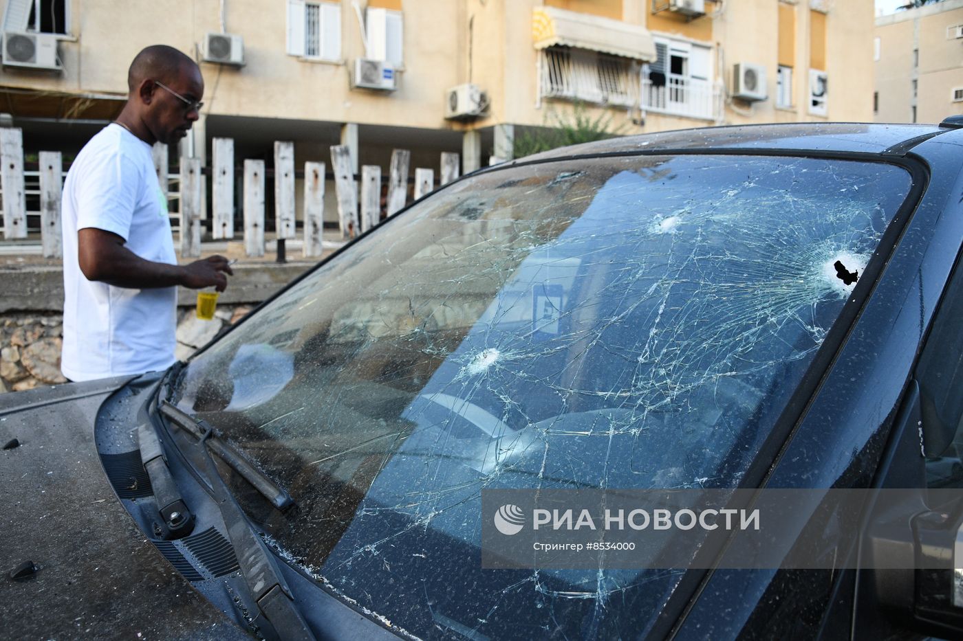 Обстановка в израильском городе Ашкелон