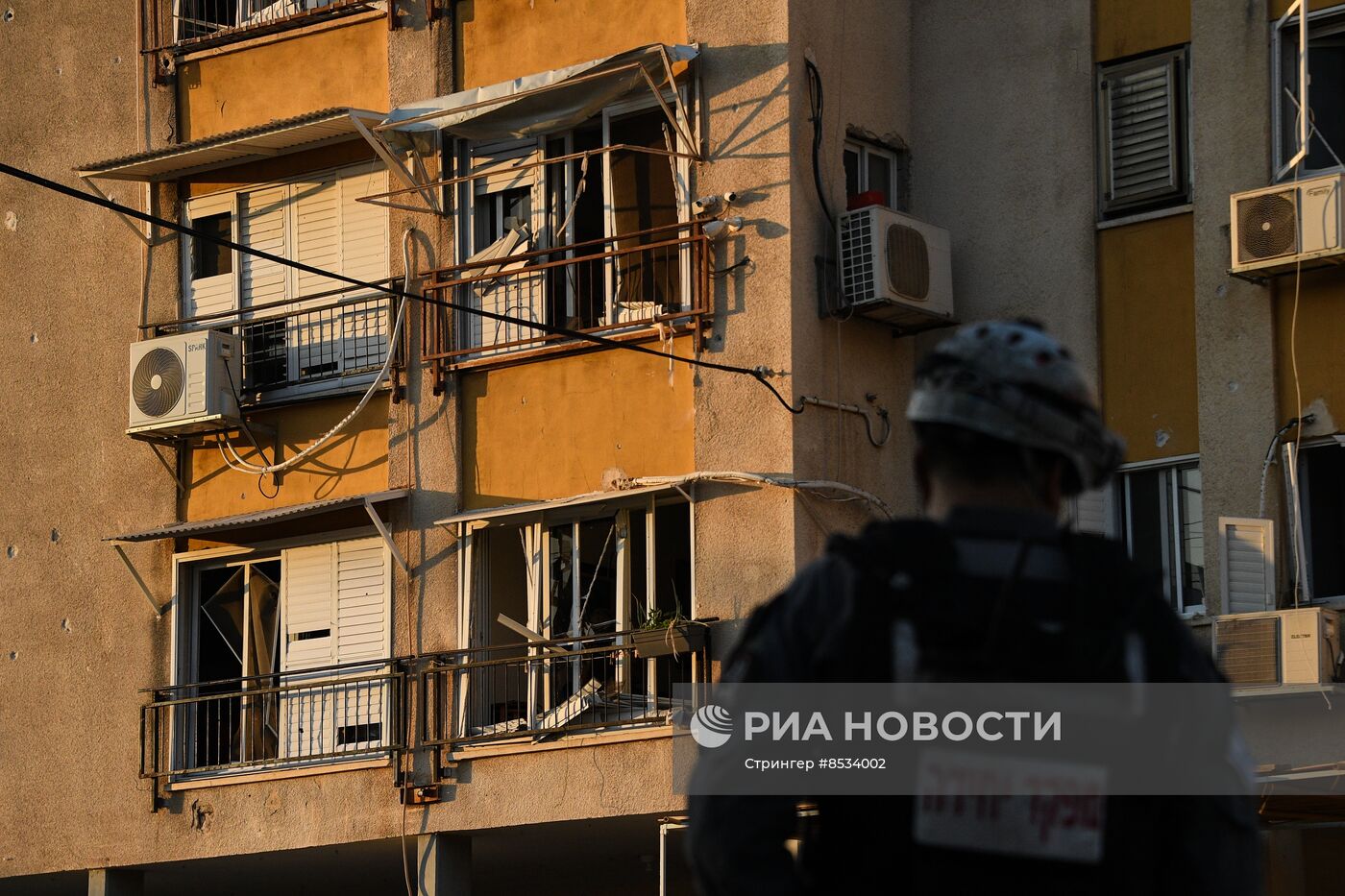 Обстановка в израильском городе Ашкелон