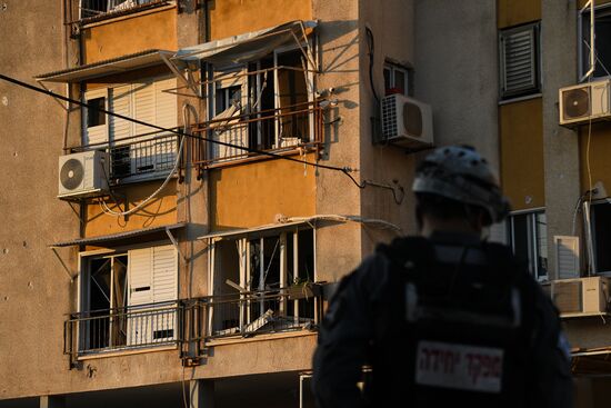 Обстановка в израильском городе Ашкелон