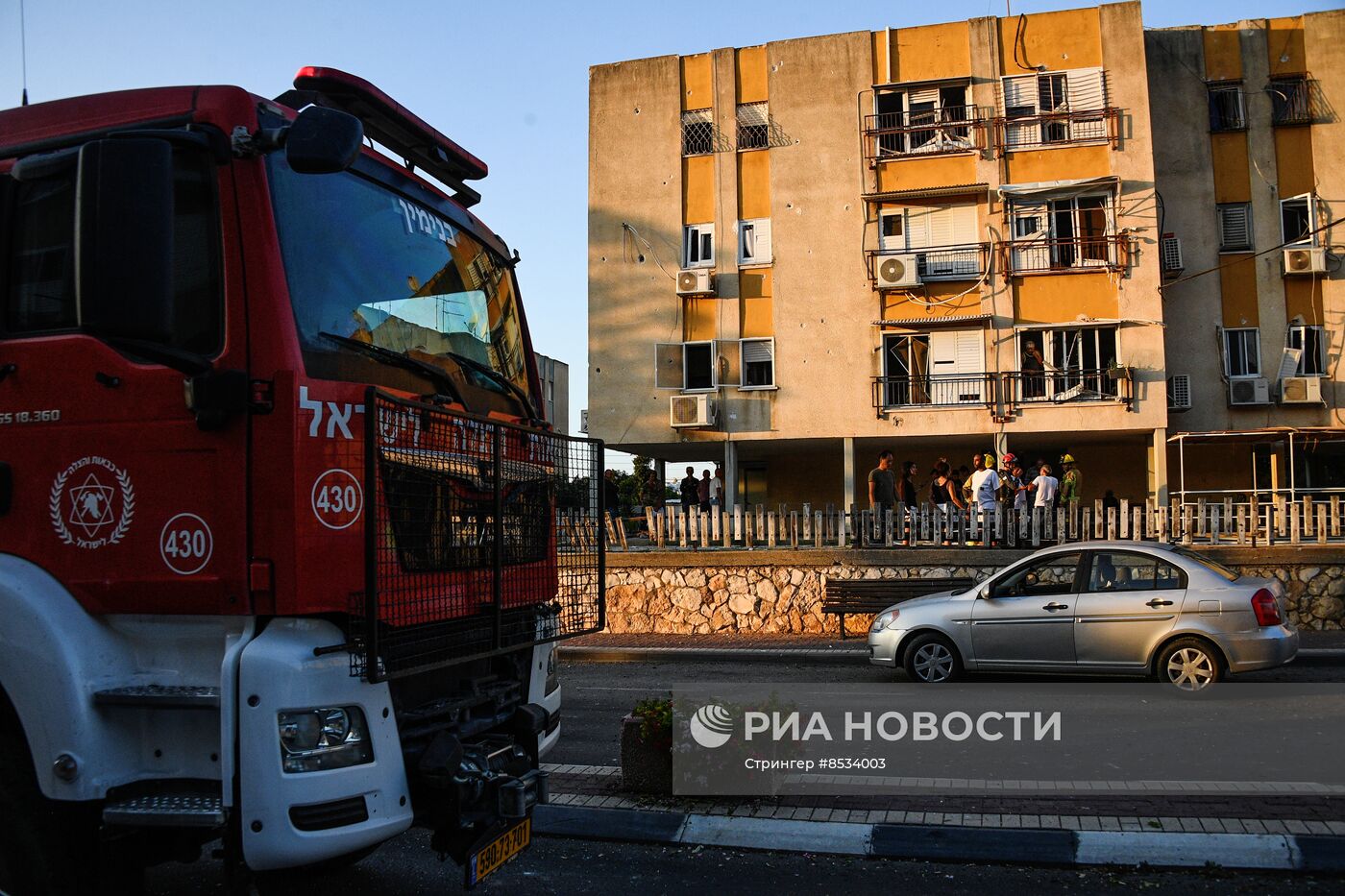 Обстановка в израильском городе Ашкелон