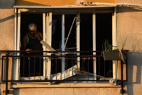 Обстановка в израильском городе Ашкелон