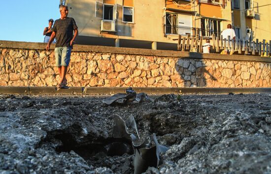 Обстановка в израильском городе Ашкелон