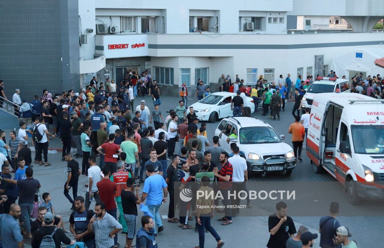 Обстановка в городе Газа