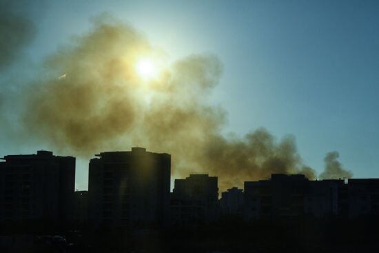 Обстановка в израильском городе Ашкелон