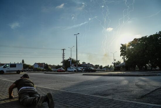 Обстановка в израильском городе Ашкелон