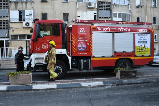 Обстановка в израильском городе Ашкелон