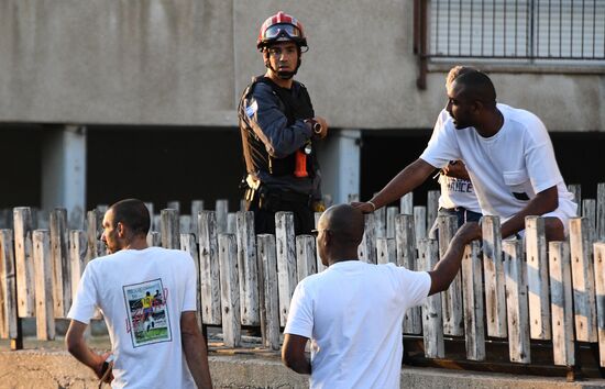 Обстановка в израильском городе Ашкелон