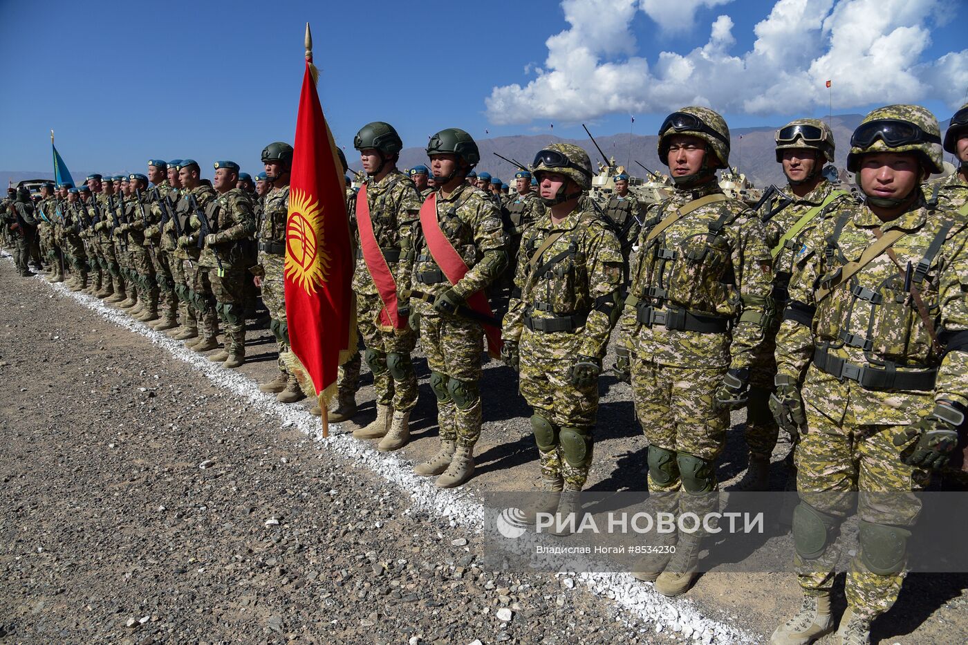 Учения ОДКБ "Нерушимое братство" в Киргизии