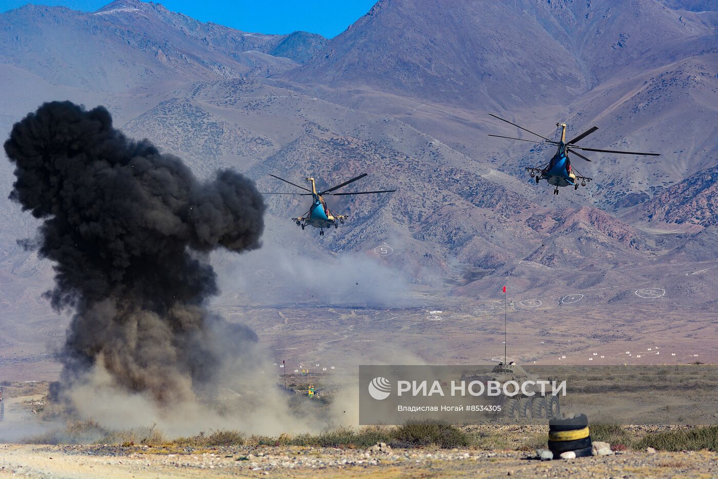 Учения ОДКБ "Нерушимое братство" в Киргизии