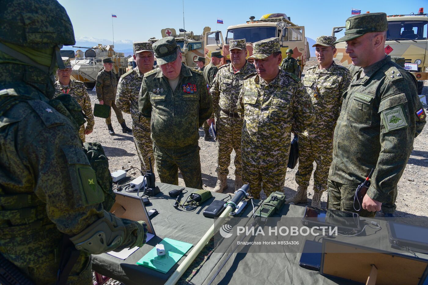 Учения ОДКБ "Нерушимое братство" в Киргизии