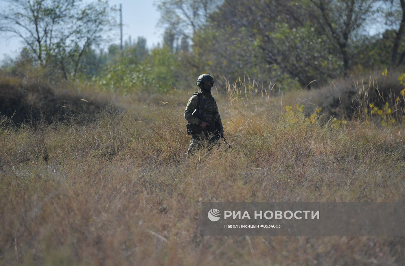 Подразделения морской пехоты обеспечивают защиту Запорожской АЭС