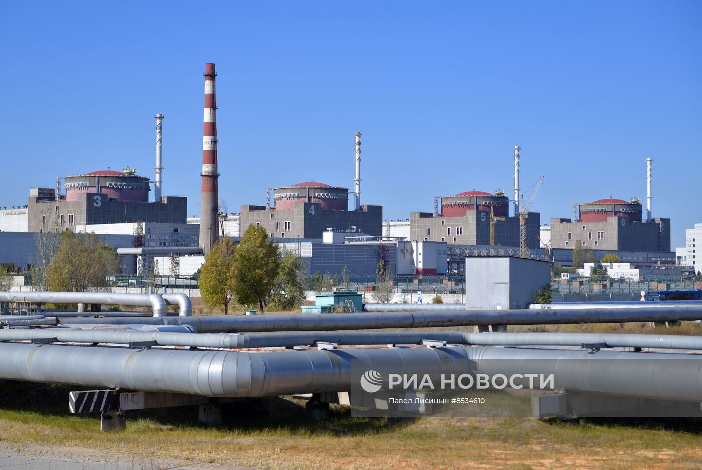 Подразделения морской пехоты обеспечивают защиту Запорожской АЭС