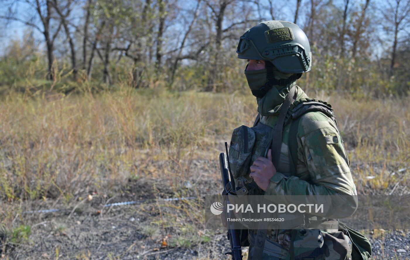 Подразделения морской пехоты обеспечивают защиту Запорожской АЭС