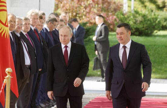 Визит президента РФ В. Путина в Киргизию
