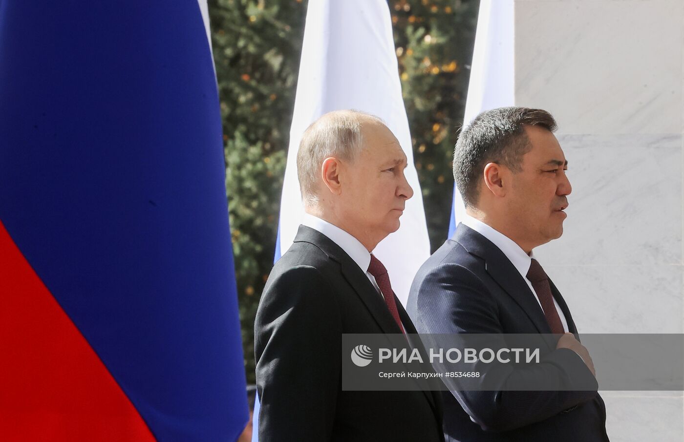 Визит президента РФ В. Путина в Киргизию