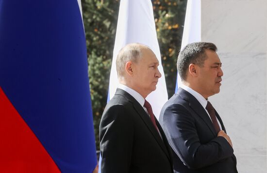 Визит президента РФ В. Путина в Киргизию