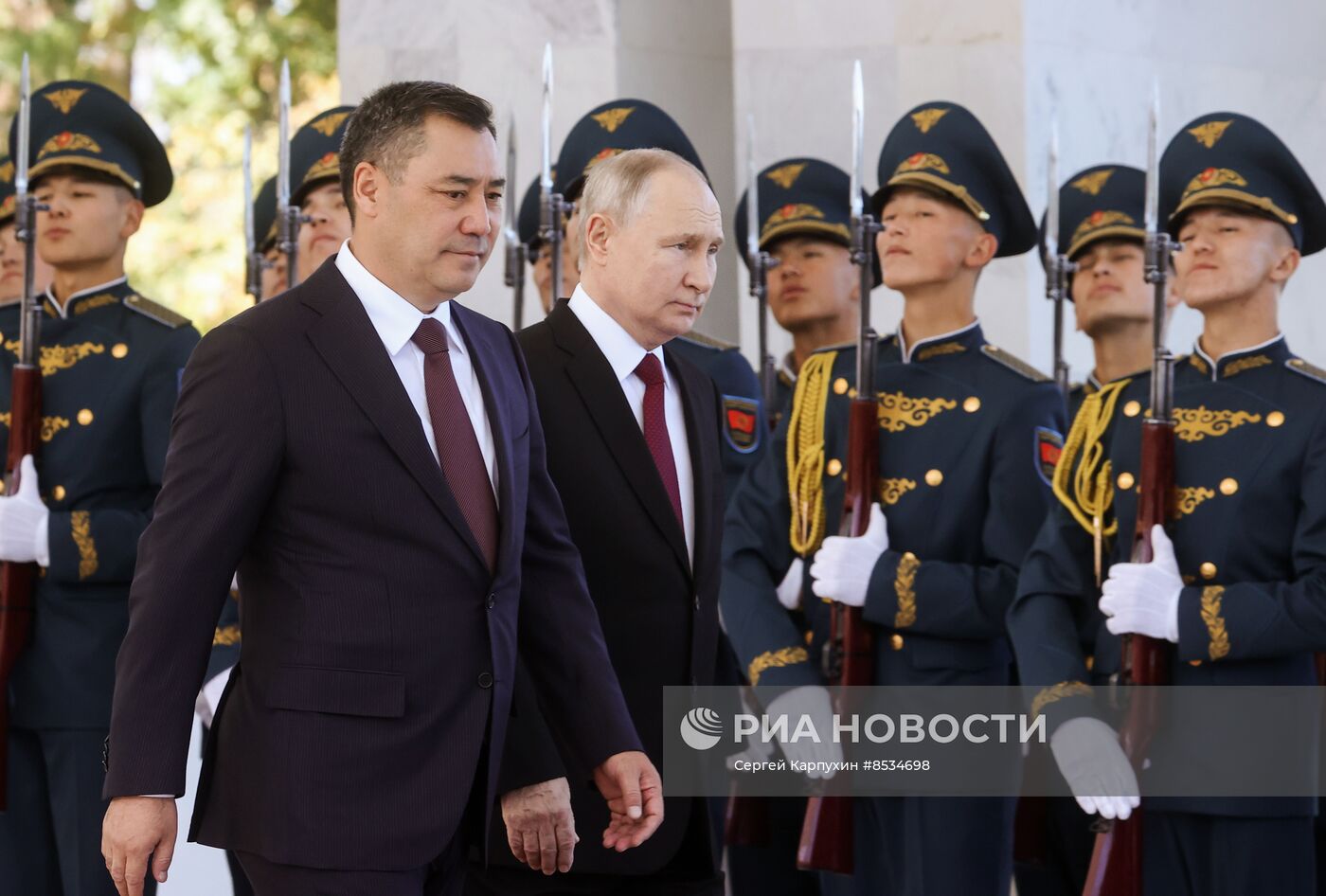 Визит президента РФ В. Путина в Киргизию