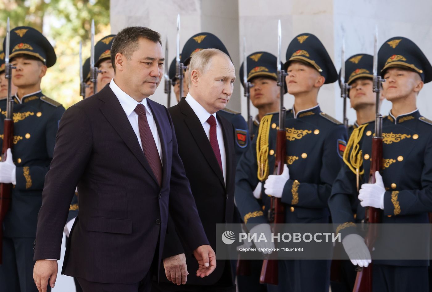Визит президента РФ В. Путина в Киргизию