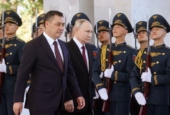 Визит президента РФ В. Путина в Киргизию