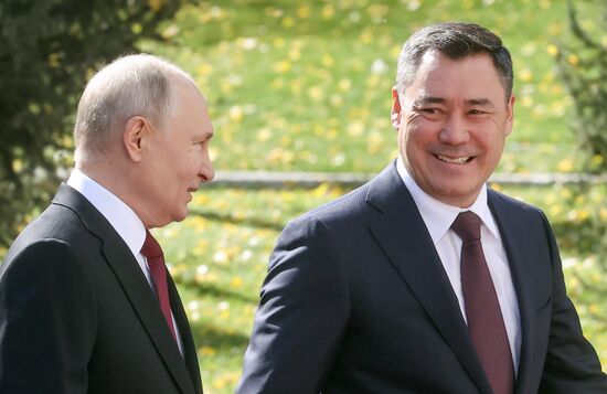 Визит президента РФ В. Путина в Киргизию