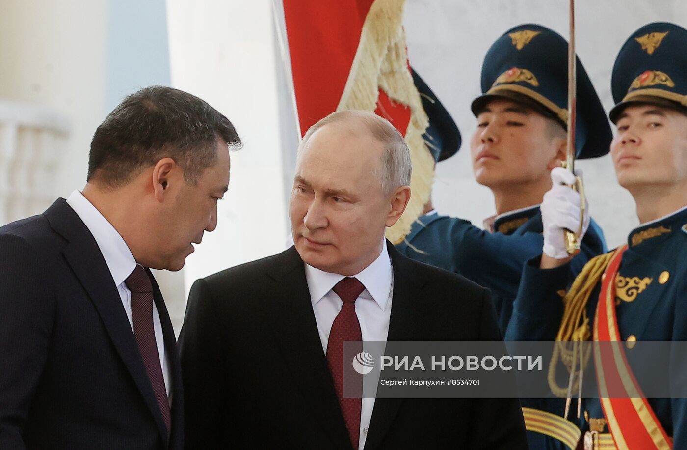 Визит президента РФ В. Путина в Киргизию