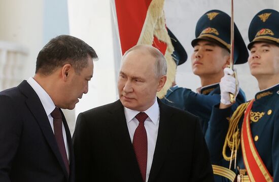 Визит президента РФ В. Путина в Киргизию