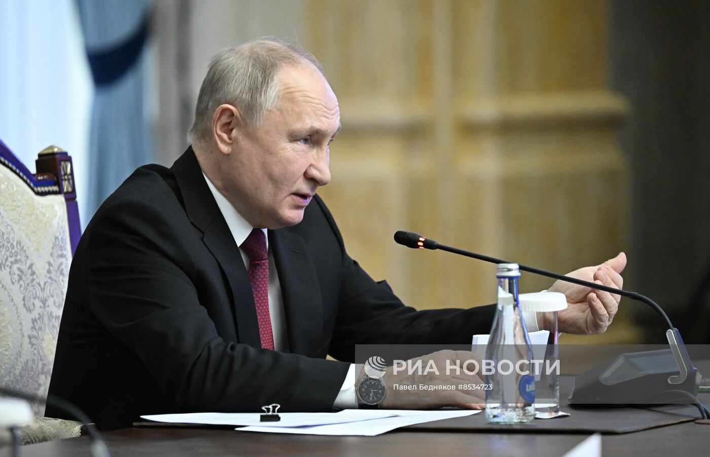 Визит президента РФ В. Путина в Киргизию