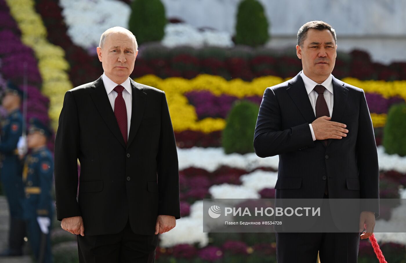 Визит президента РФ В. Путина в Киргизию