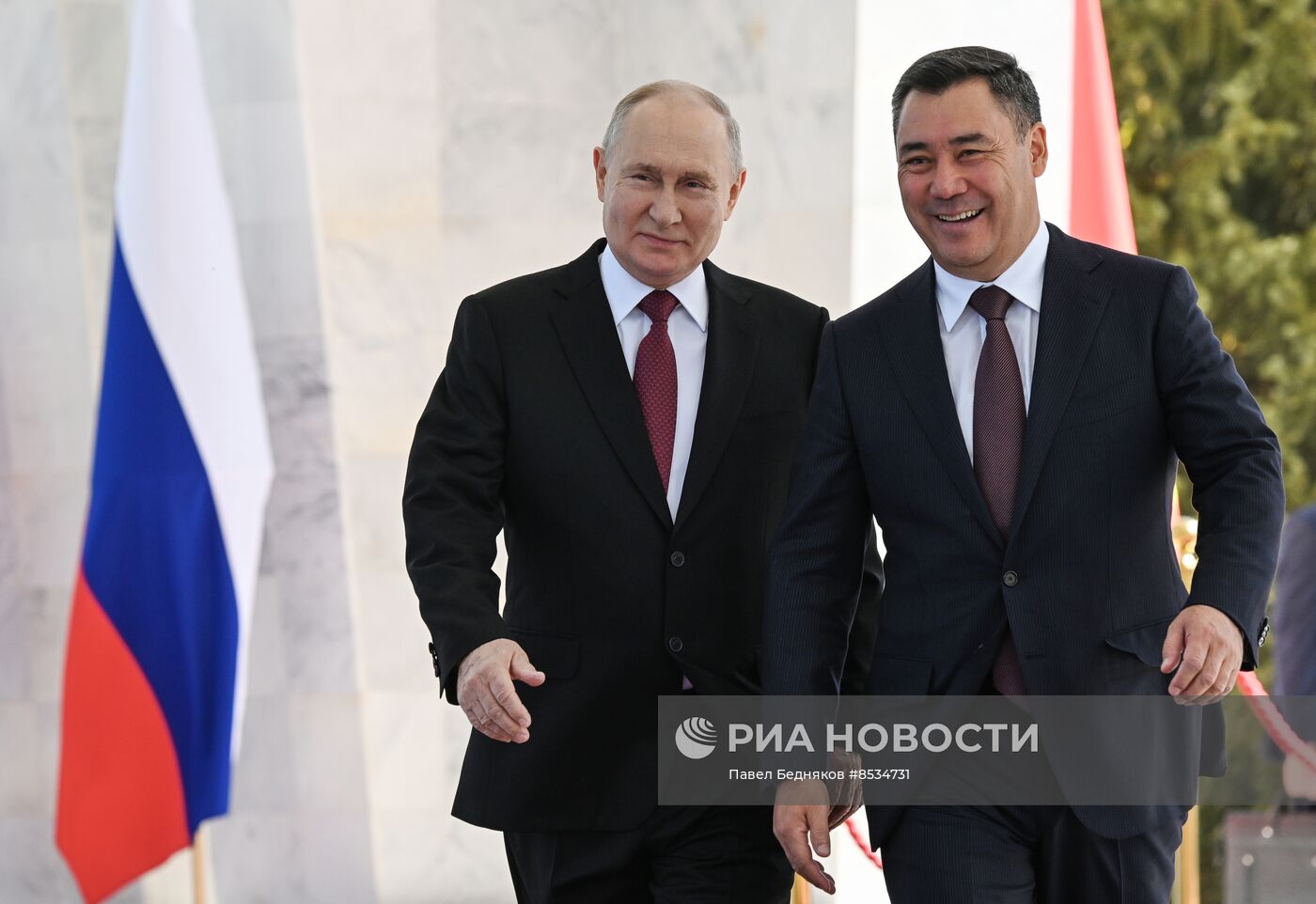 Визит президента РФ В. Путина в Киргизию