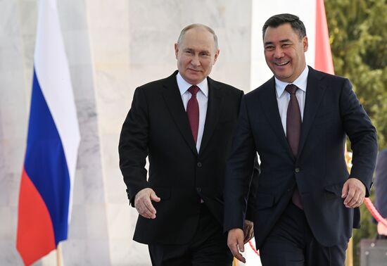 Визит президента РФ В. Путина в Киргизию