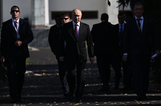 Визит президента РФ В. Путина в Киргизию