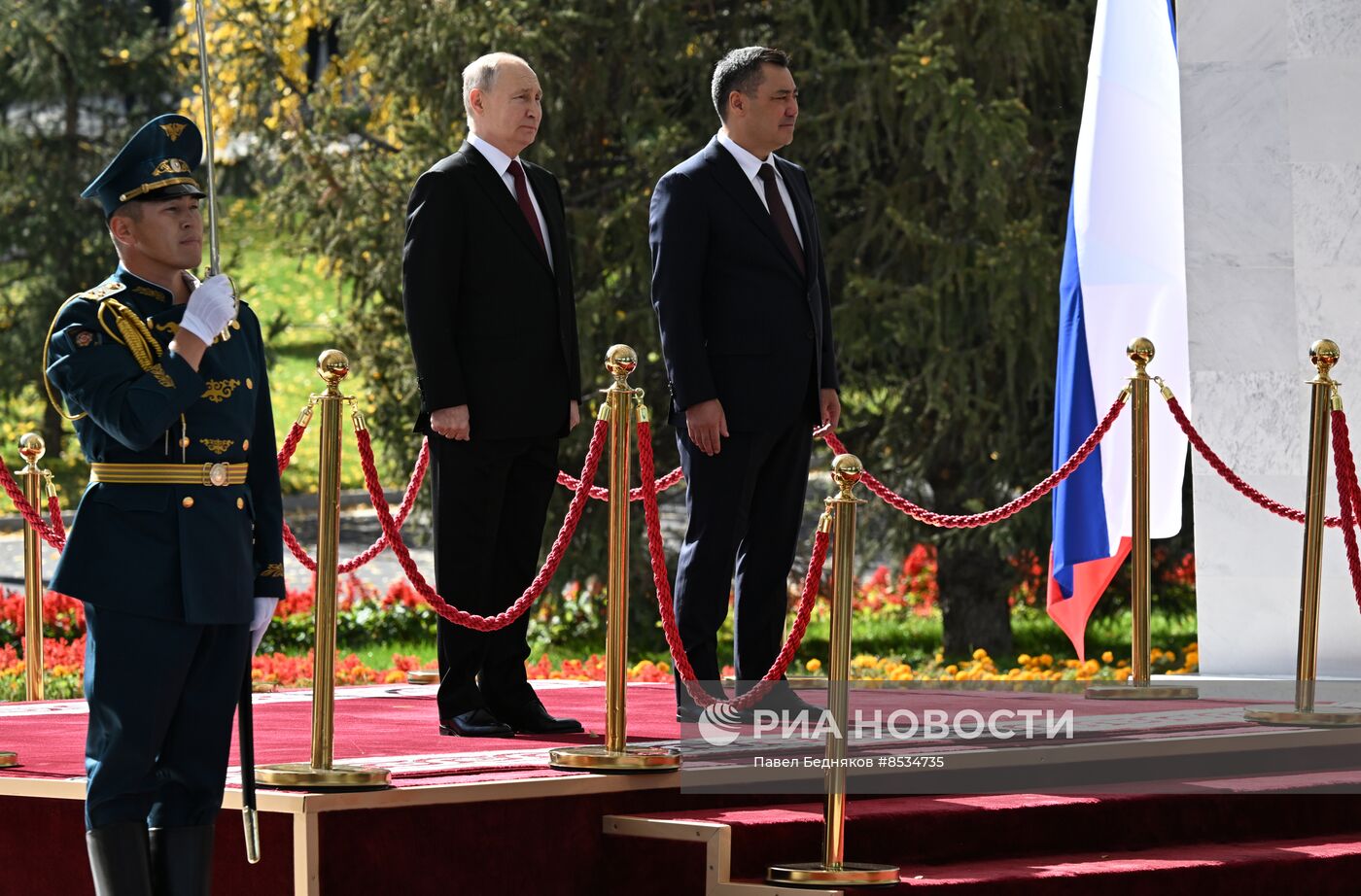 Визит президента РФ В. Путина в Киргизию